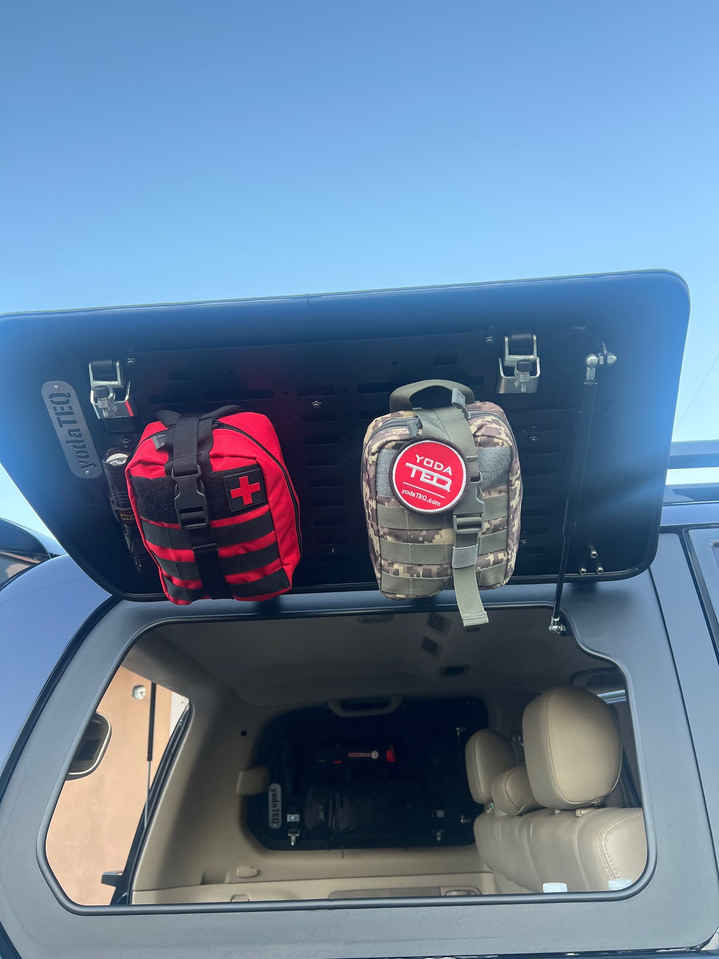 Toyota Land Cruiser 100 Series 1998-2007 GullWing Hatch System with Molle Panels Lexus / LX470