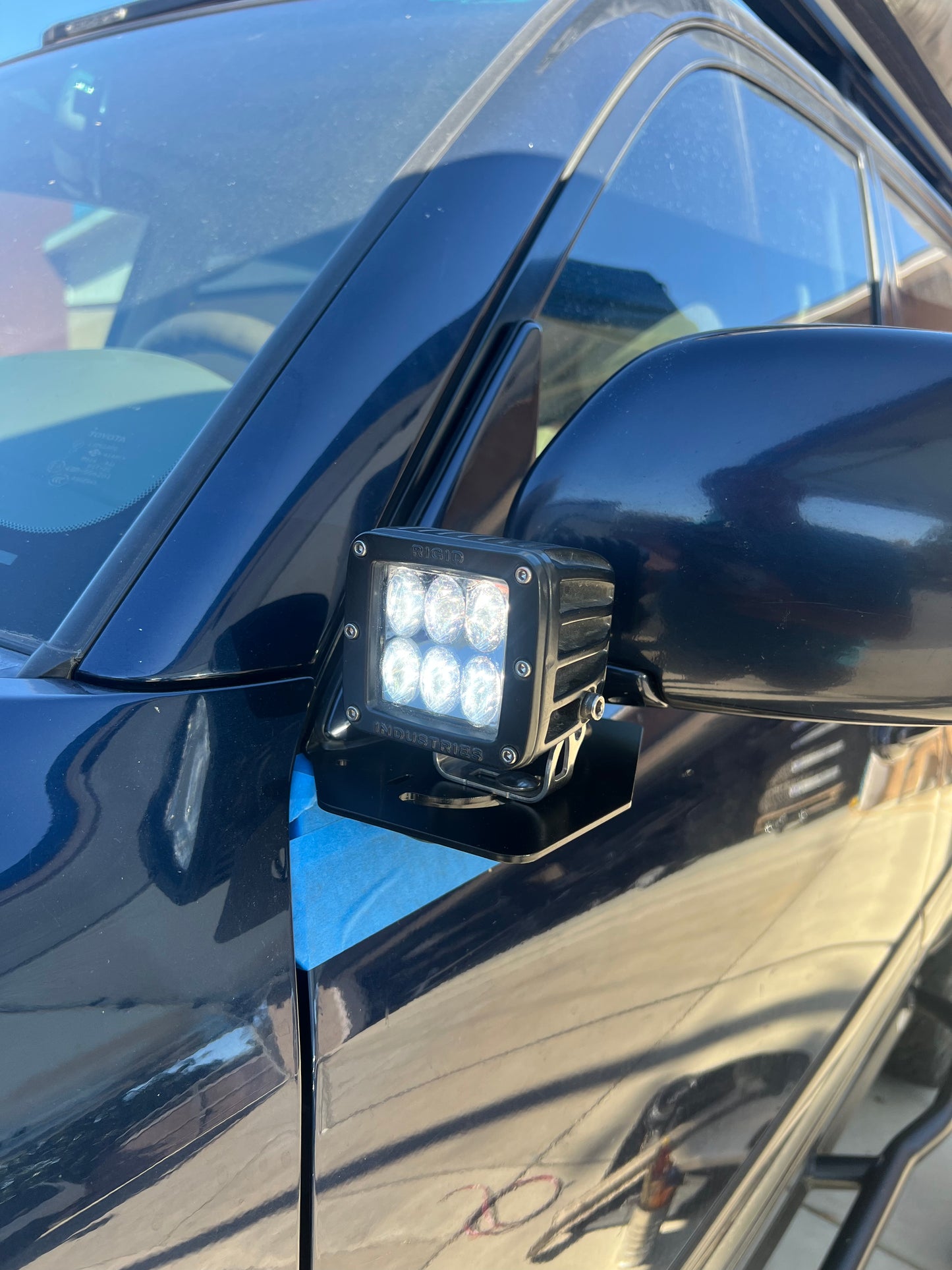 Ditch Light Mirror Mounts - 100 Series Toyota Land Cruiser Lexus LX470