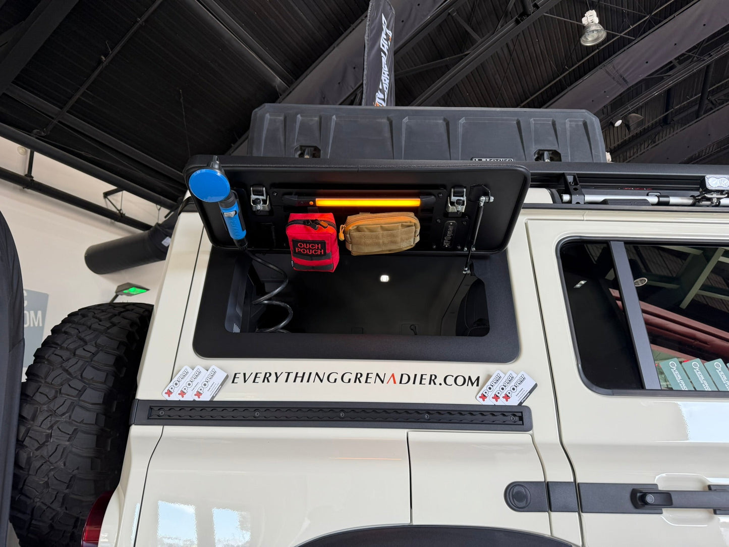 INEOS Grenadier GullWing Hatch System with Molle Panels