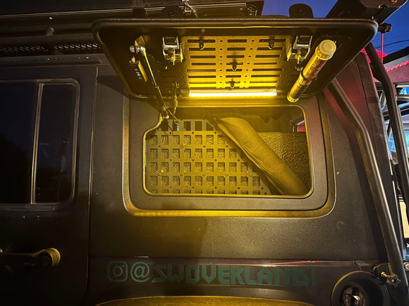 Jeep JKU - 4 Door 2007-2010 Gullwing Hatch System with Molle Panels