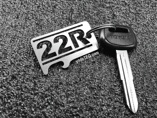 22R TOYOTA  - Stainless Steel Keychain Bottle Opener