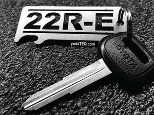 22R-E TOYOTA  - Stainless Steel Keychain Bottle Opener