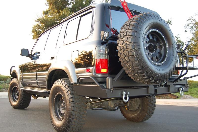Fj80 Rear Rear Antenna / Light Mounts COMBO PACK - FJ80 FZJ80 Toyota Land Cruise ...