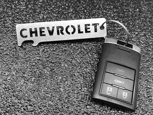 CHEVROLET / CHEVY - Stainless Steel Keychain Bottle Opener