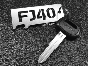 TOYOTA FJ40 - Stainless Steel Keychain Bottle Opener