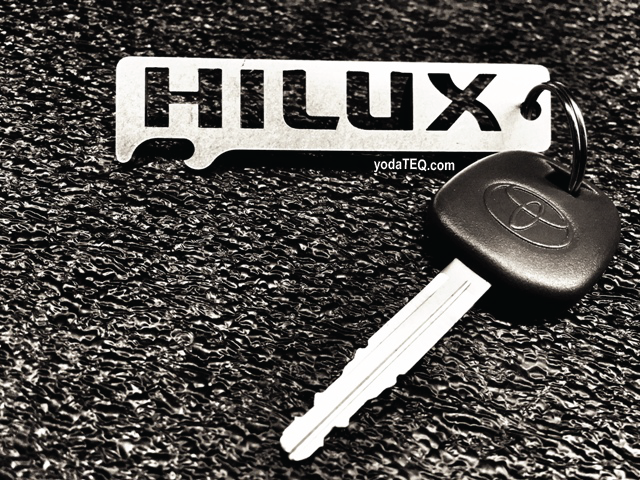 TOYOTA HILUX - Stainless Steel Keychain Bottle Opener