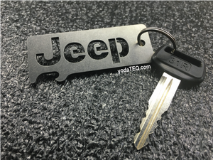 JEEP - Stainless Steel Keychain Bottle Opener