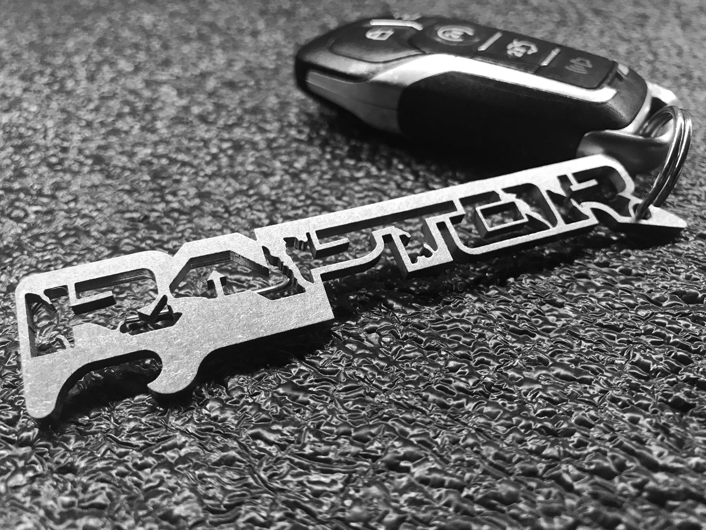 FORD F-150 RAPTOR - Stainless Steel Keychain Bottle Opener