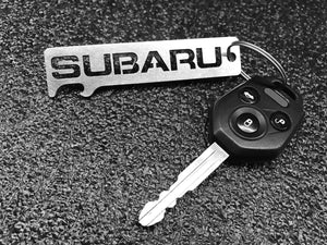 SUBARU - Stainless Steel Keychain Bottle Opener